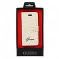 Guess Croco Folio Pouzdro pro iPhone 5 Beige (EU Blister)